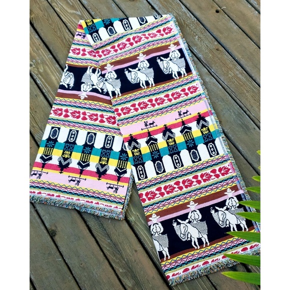 Sold.  Sausalito Mexican Southwest Tapestry Rug - Picture 2 of 6